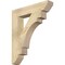 Ekena Millwork Merced Slat Rough Sawn Bracket, Douglas Fir, 4"W x 22"D x 26"H BKT04X22X26MRC06RDF - alternate 1